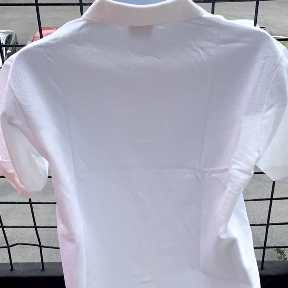 Lacoste White Polo Shirt Classic Piqué Design Men’s Medium/Large Short Sleeve - Picture 4 of 7